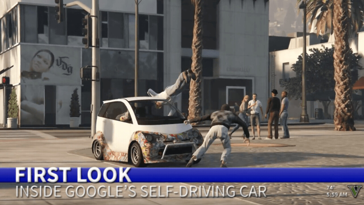 ‘Grand Theft Auto’ is now a legit tool to train self-driving cars