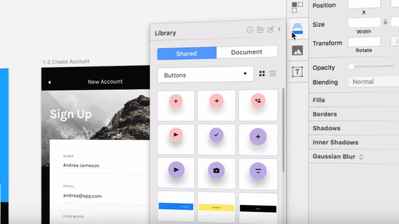 InVision Craft for Sketch adds ‘Library’ cloud storage option