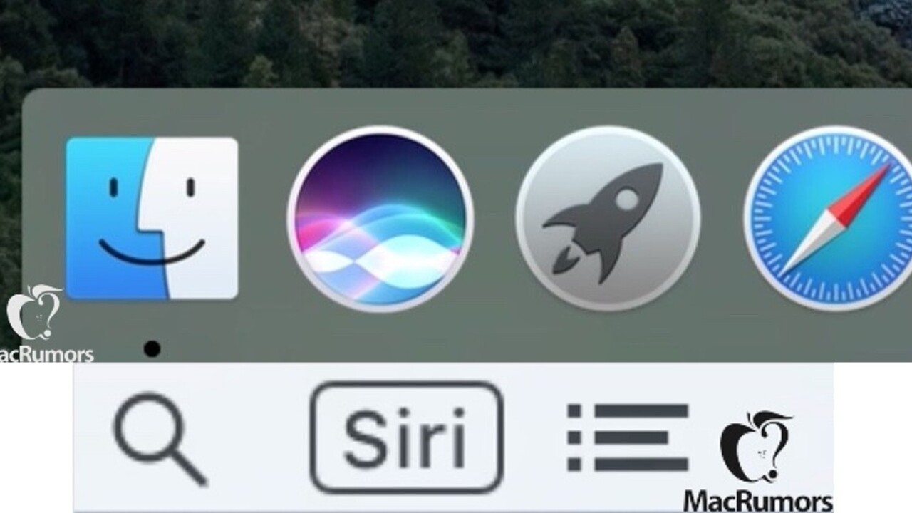 Siri may end up in two spots on your desktop