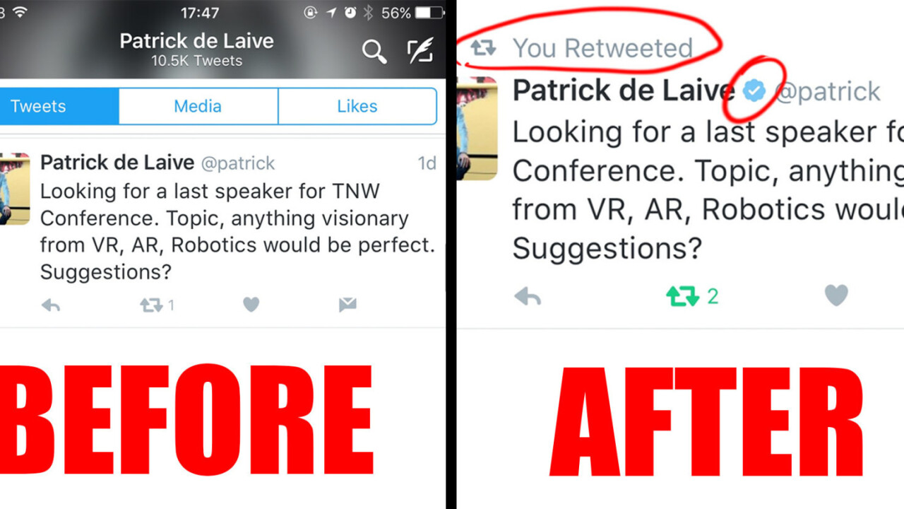 Twitter for iOS bug lets Verified accounts give other users a blue tick