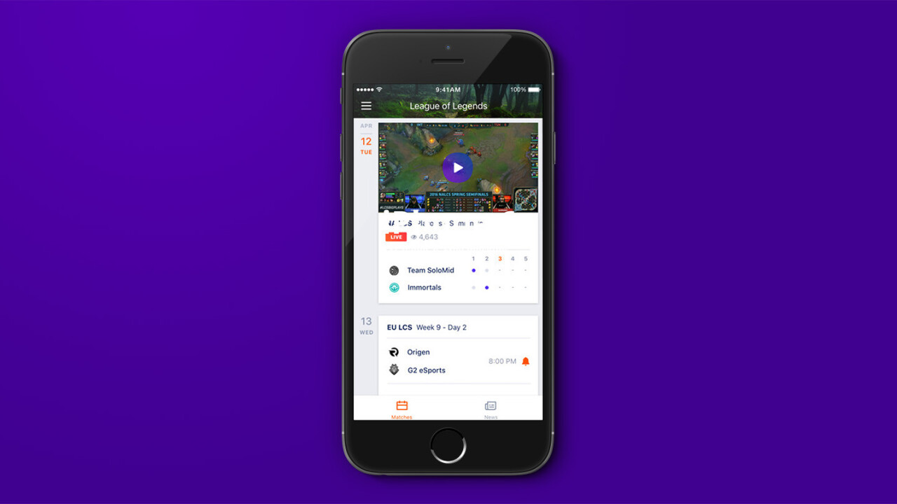 Yahoo’s latest iOS app brings you esports news and scores