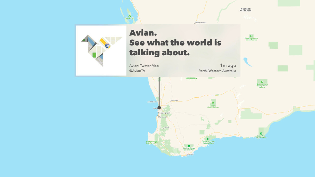 Avian for Apple TV beautifully reimagines Twitter as an interactive map