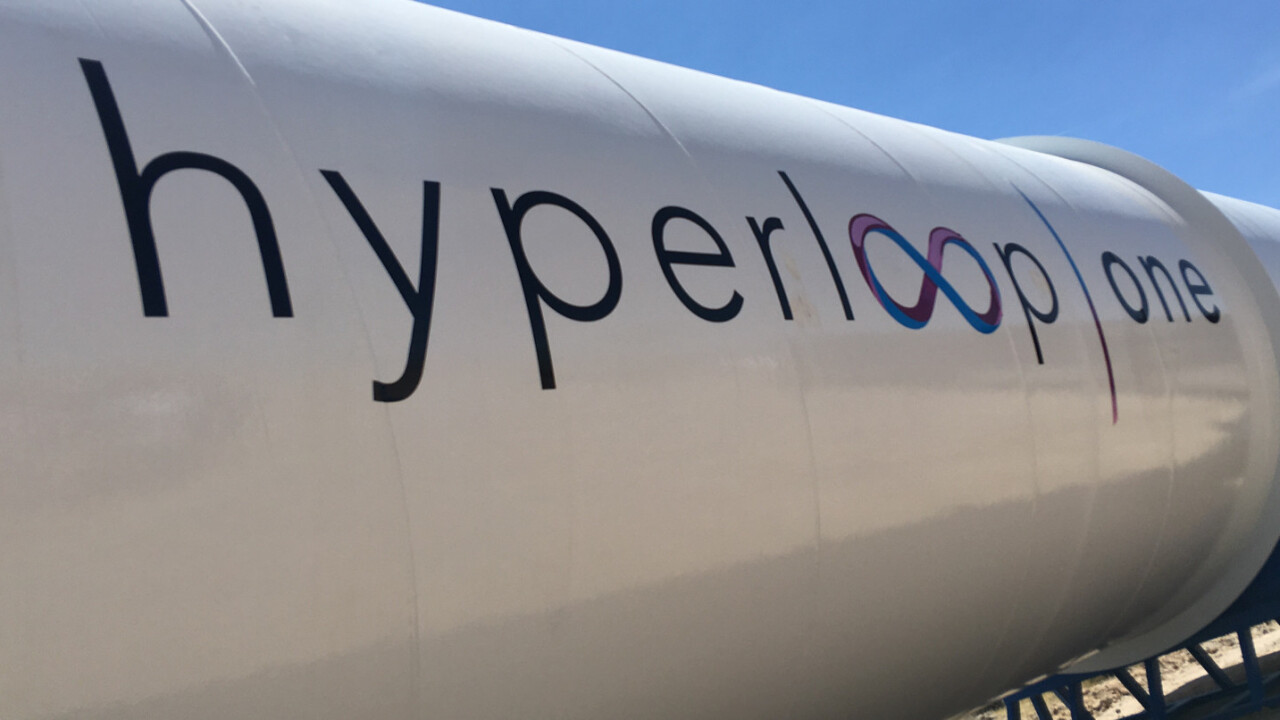 I took a slow-moving bus to watch Hyperloop One’s fast-moving train