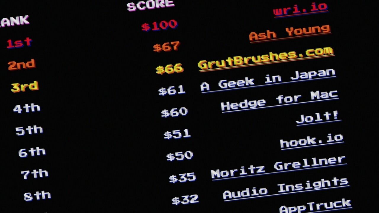 Time-waster of the day: Highscore.money