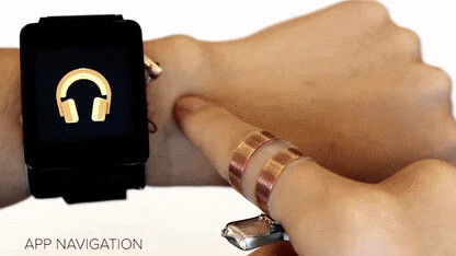 SkinTrack turns your skin into a touch interface for smartwatches
