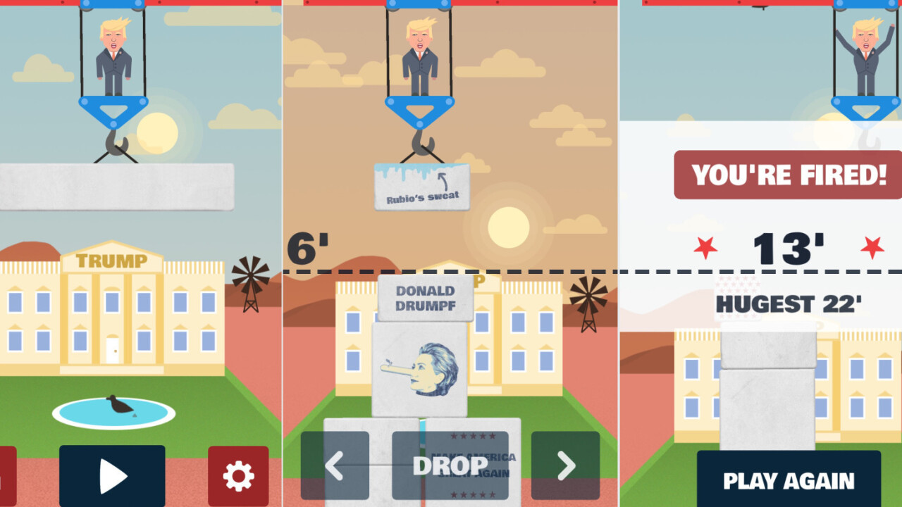 ‘Trump’s Wall’ is an iOS game that (unlike Trump) is actually pretty enjoyable