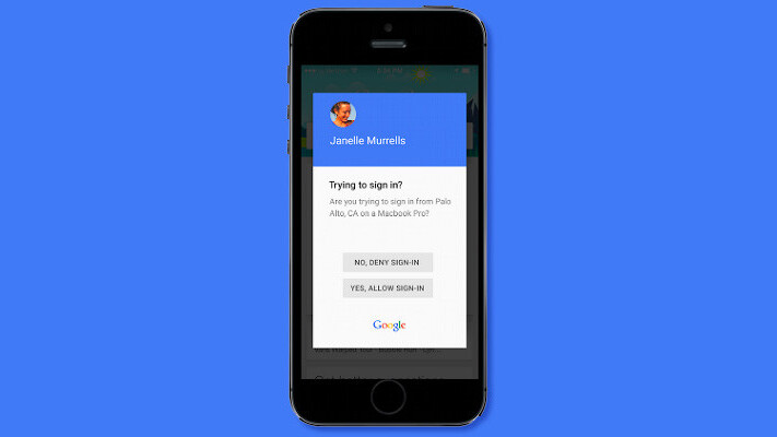 Google now lets you authorize logins to your account with a single tap