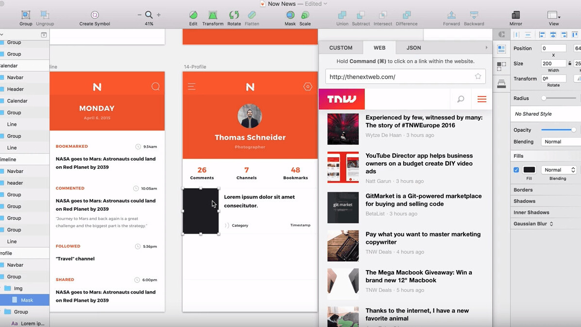 Craft for Sketch redesign adds JSON so designers feel more like developers