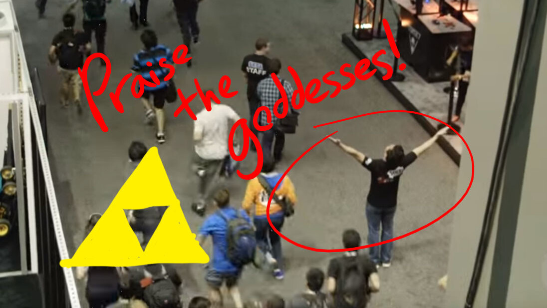Watch how Zelda’s eight-hour line at E3 resulted in a literal stampede