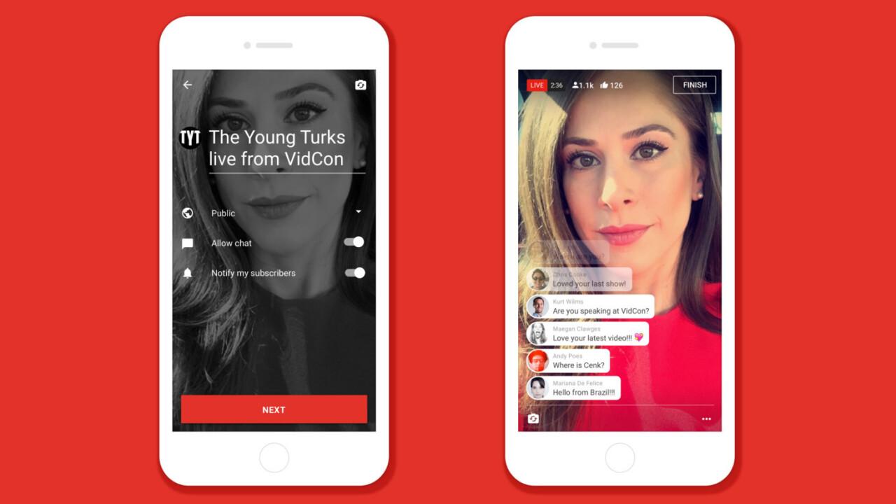 YouTube finally introduces livestreaming features on mobile