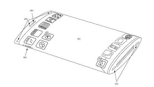 Apple patent shows the company might be toying with a wrap-around iPhone screen