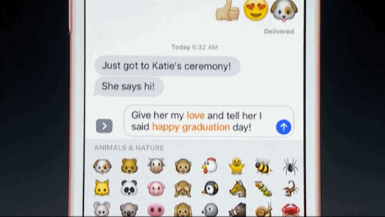 iMessage is being emojified, and has better support for your naughtiest messages