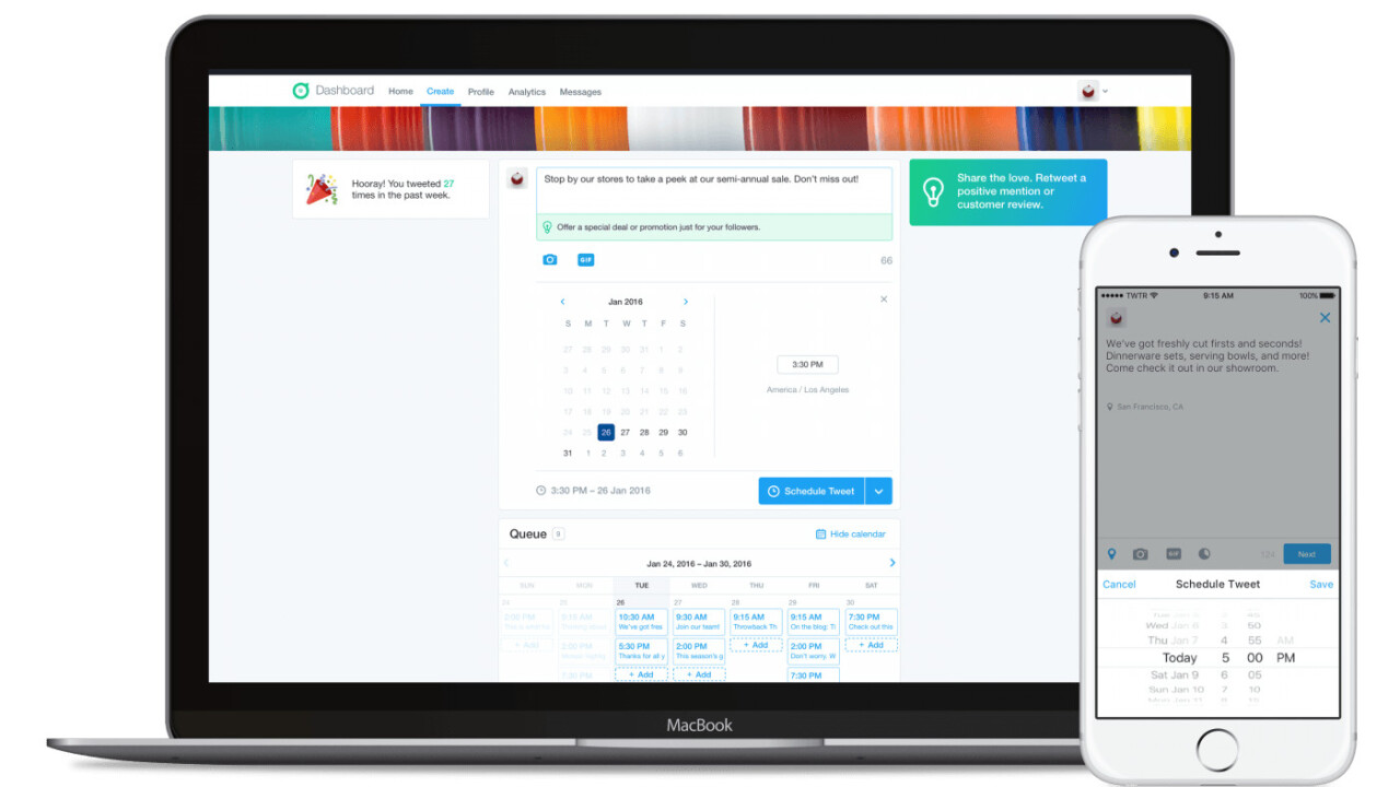 Twitter’s new Dashboard app gives n00b businesses tweet suggestions, scheduling and analytics