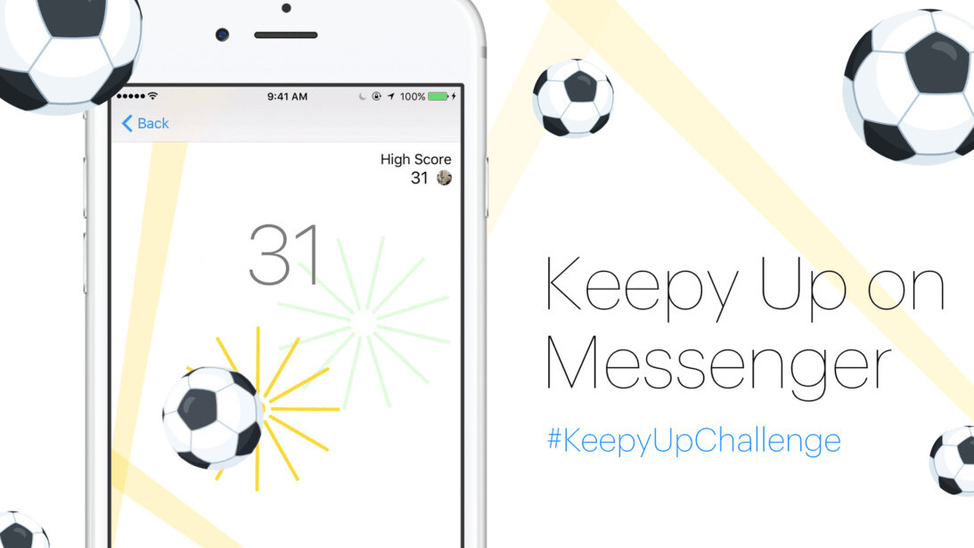 Facebook has a new hidden game in Messenger (hint: use the soccer emoji)