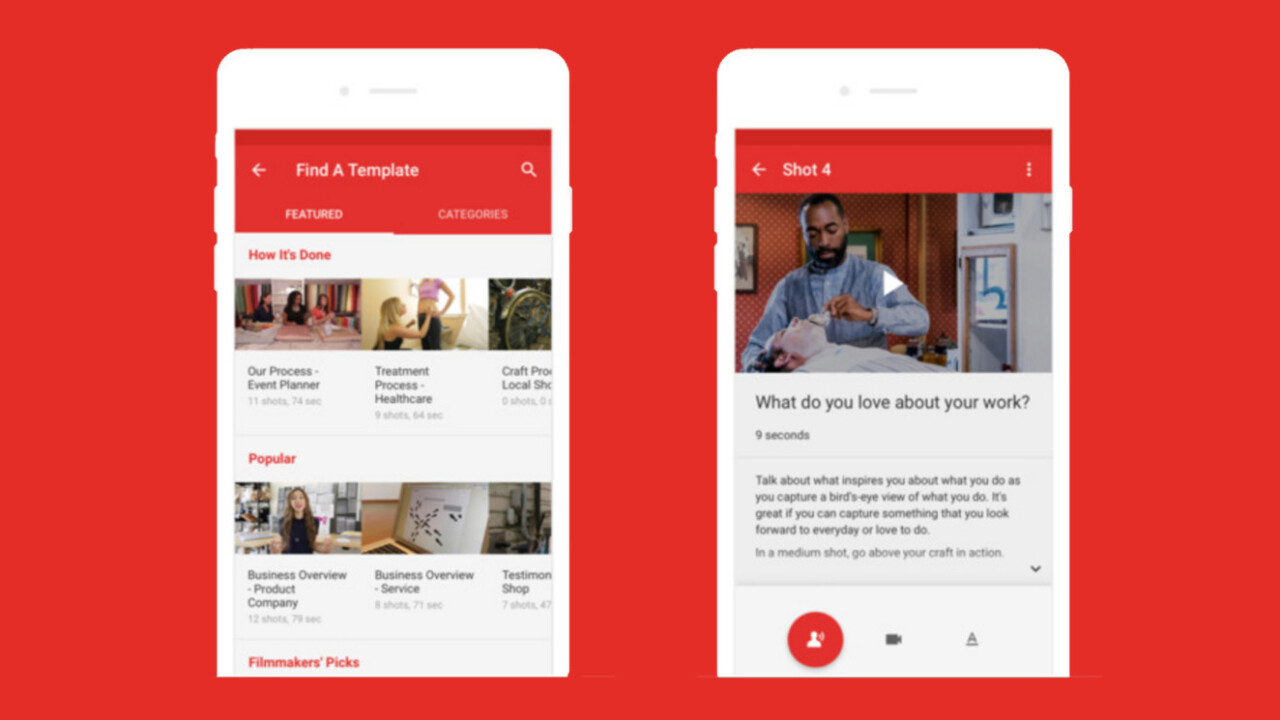 YouTube Director app helps business owners on a budget create DIY video ads