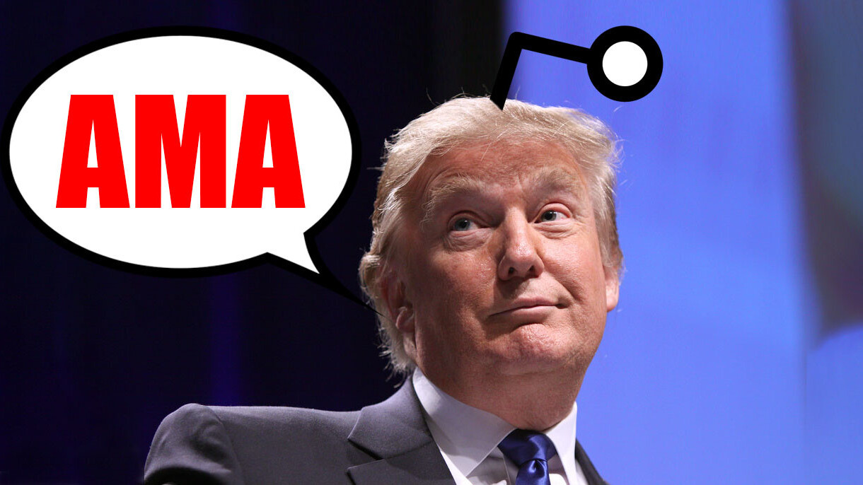 Donald Trump is hosting a Reddit AMA this week