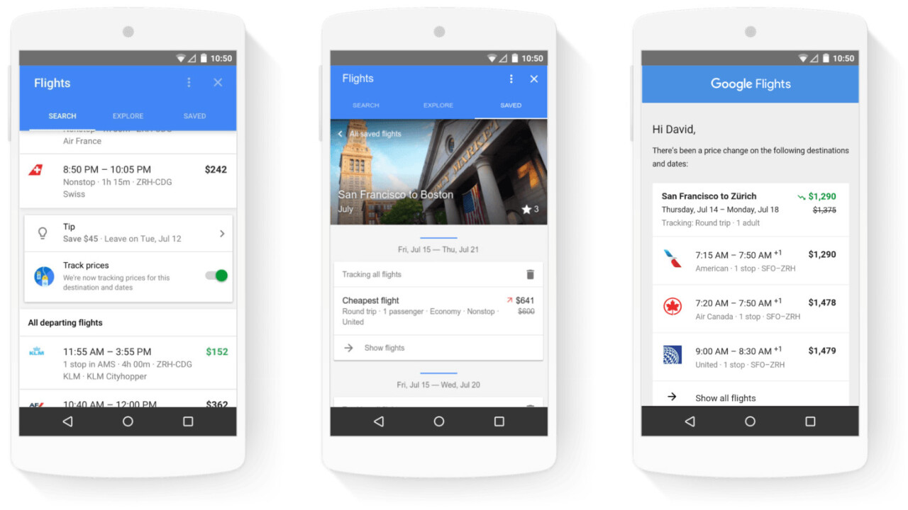 Google plays concierge with new hotel deals and flight tracking features in search results