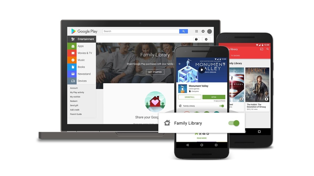 Google Play Family Library is real, and launching today