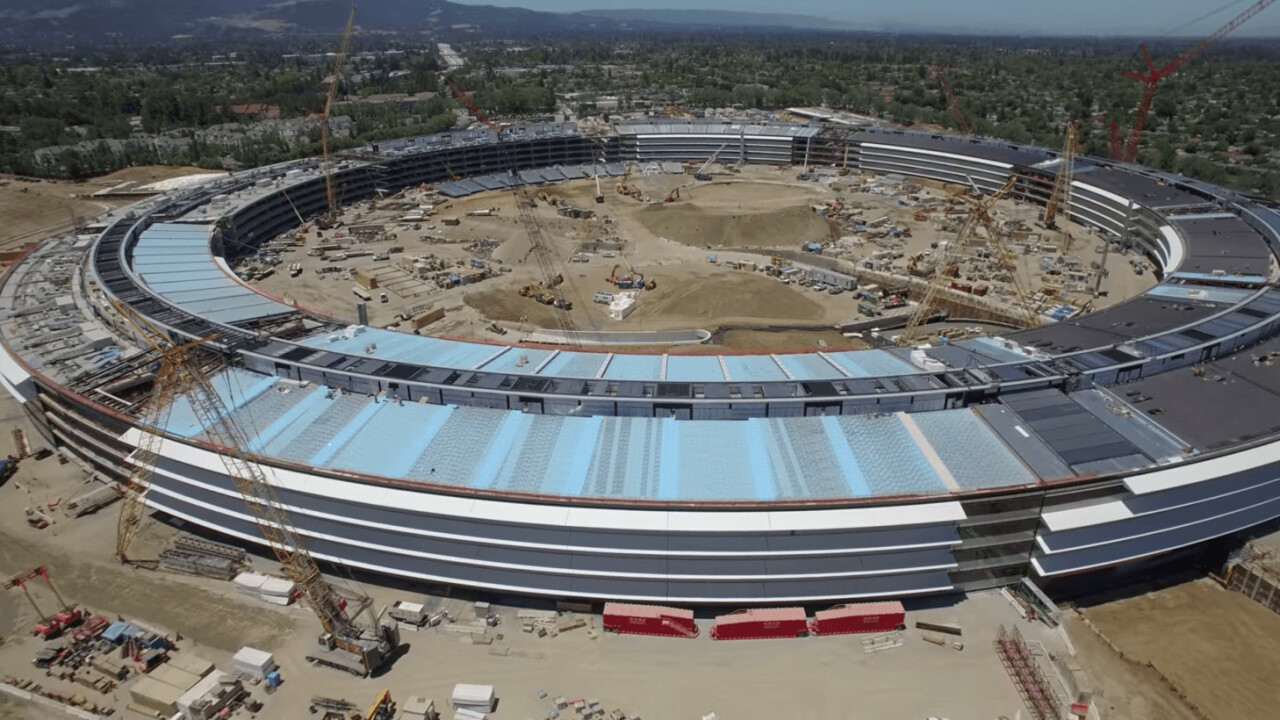 Take a sneak peek at Apple’s nearly complete spaceship campus