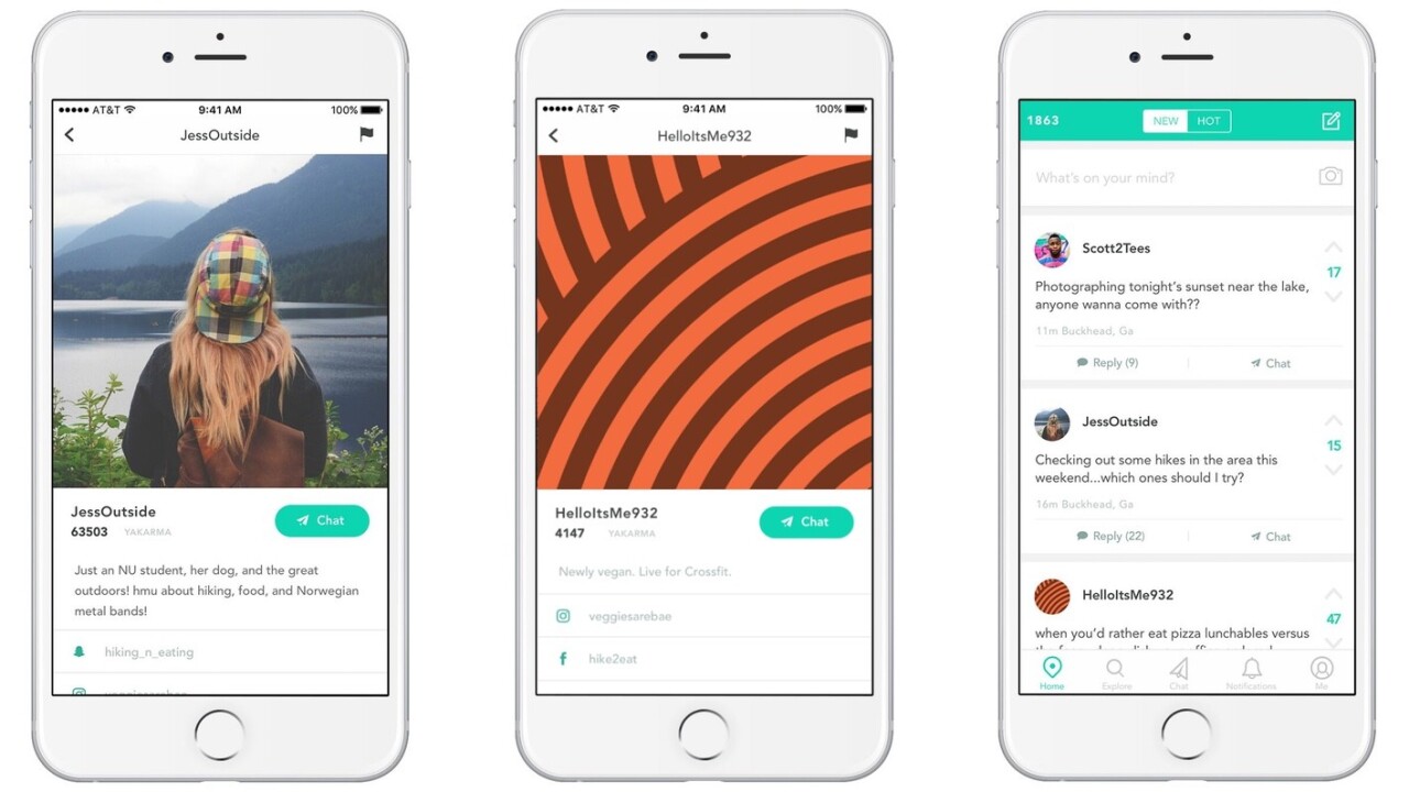 Yik Yak now has Profiles, but you can still be anonymous (yes, really)