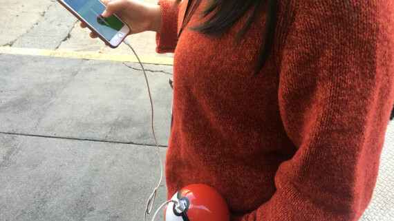 This Pokeball charges your phone while you’re binging on Pokemon Go