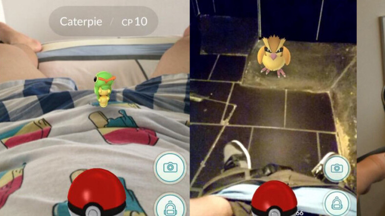 Pokemon Go players keep finding Pokemon in, um, interesting places