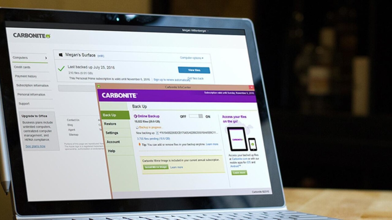 Protect your files with Carbonite’s top-rated cloud backup service (35% off)