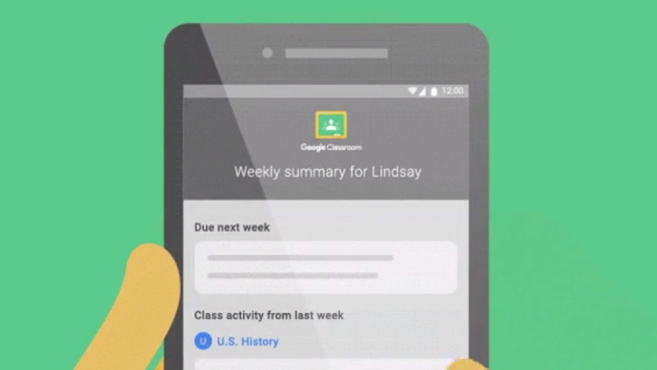 Google Classroom app now lets parents monitor their kids’ homework