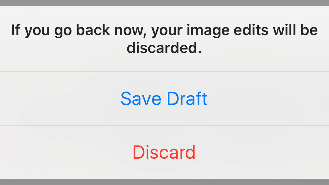 Instagram testing a ‘Save Draft’ feature it should just roll out to everyone