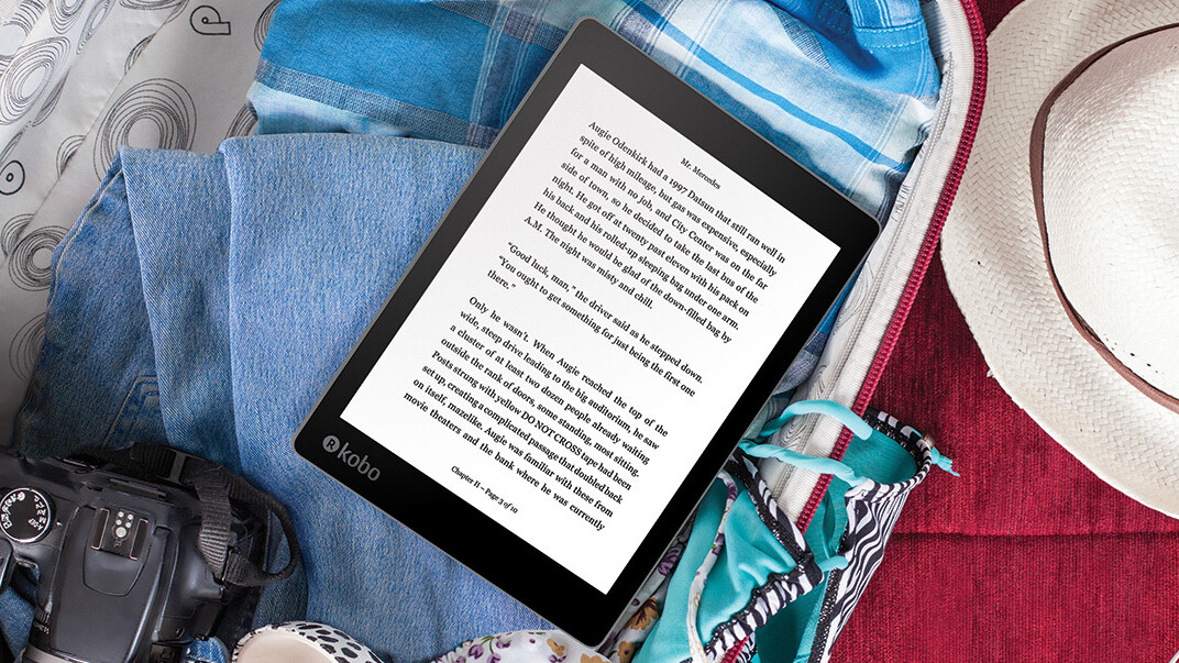 Kobo is back with a large waterproof e-reader to take on the Kindle Oasis