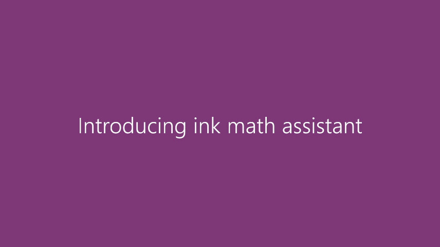 OneNote can now do your math homework for you