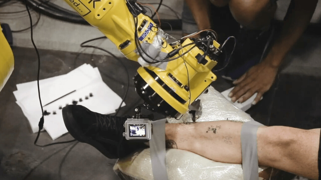 A robot tattooist could make you think twice about getting inked