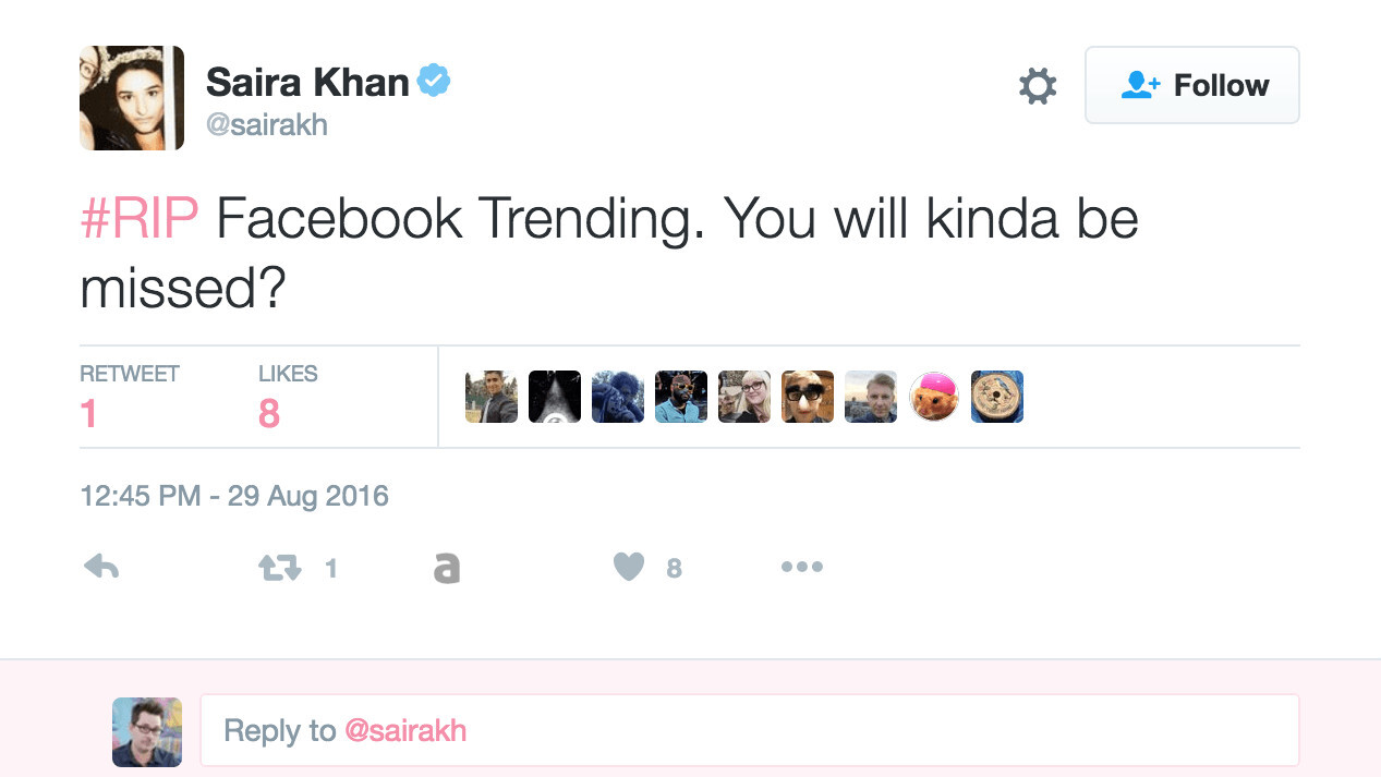 ‘Media Hell’: An 18 tweet memoir about curating Facebook’s trending topics
