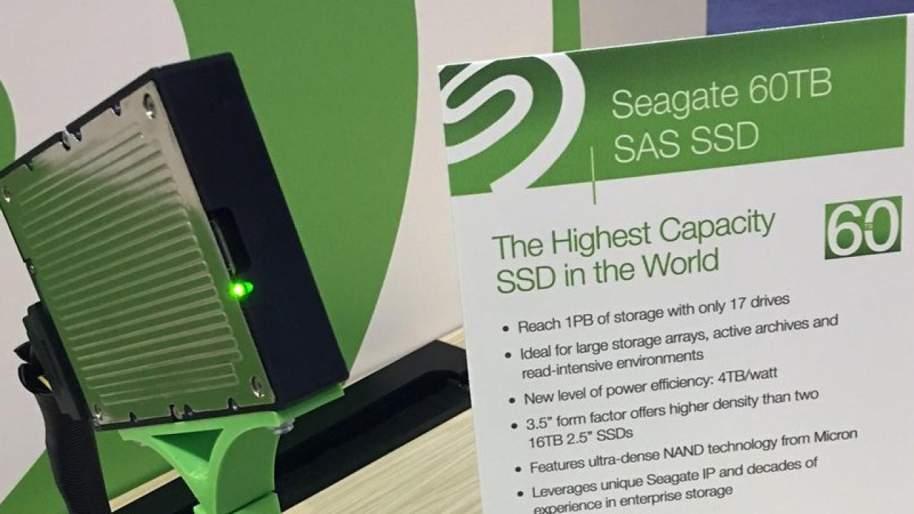 Seagate’s new 60TB SSD is the largest the world has ever seen