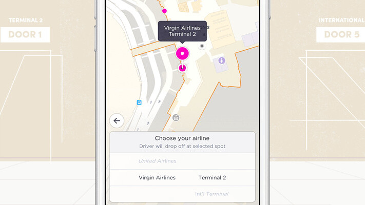Lyft now lets you add detailed drop-off locations for airports and large venues