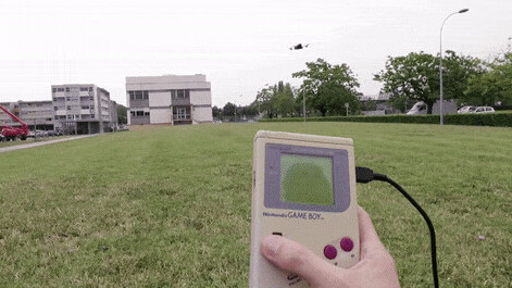 A few simple modifications can turn a Game Boy into a drone controller