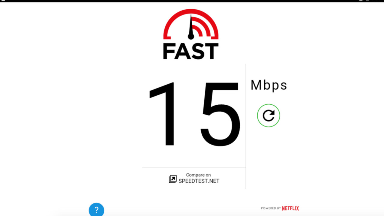 Netflix’s super simple speed test tool is now available on Android and iOS