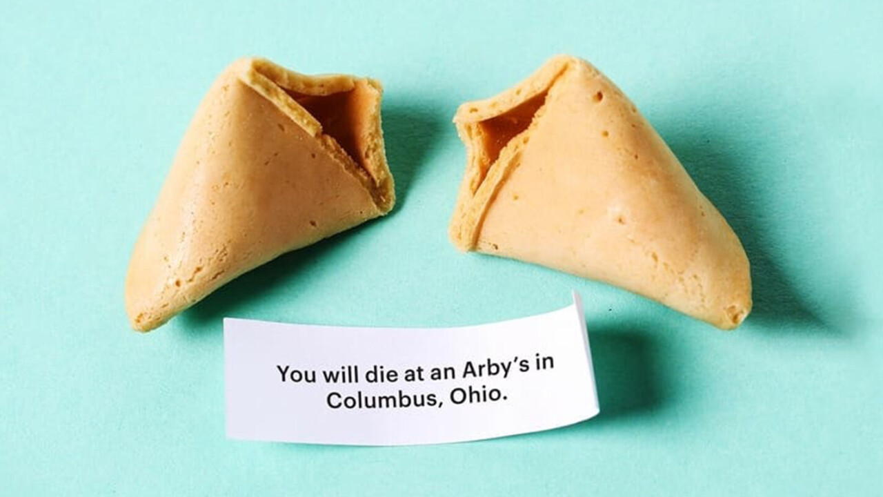 OK Cookie is the easiest way to get horrible fortune cookies delivered