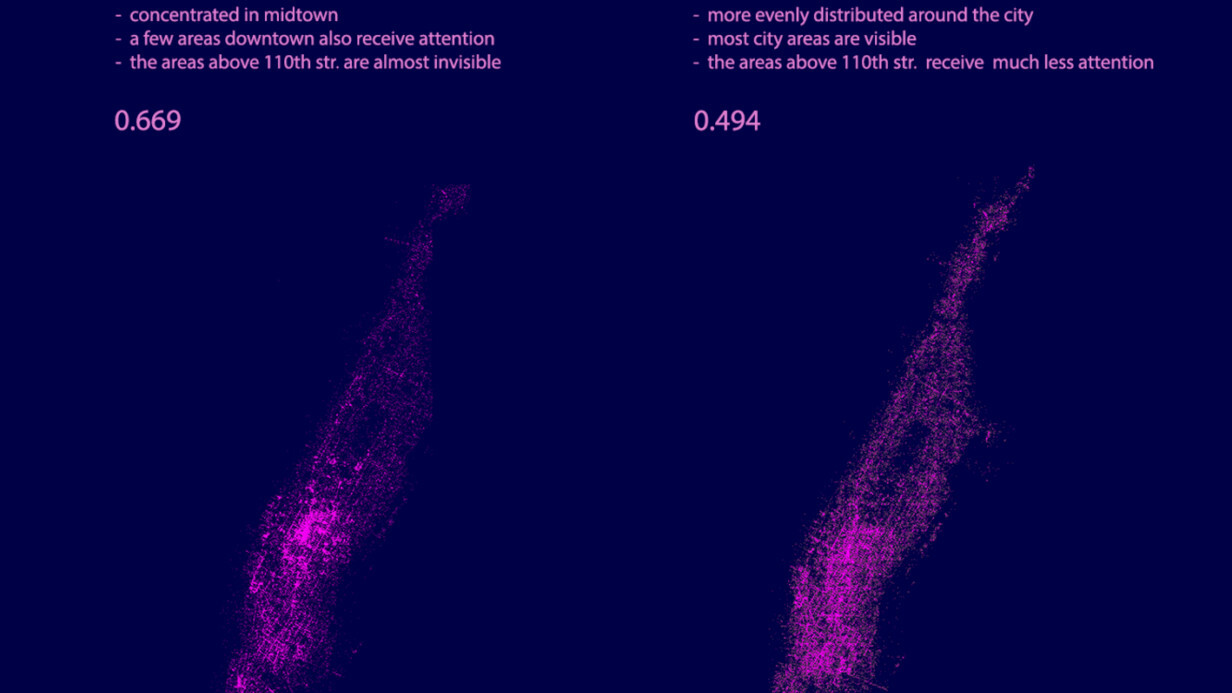 How Instagram geolocations can be used to illustrate inequality in New York City