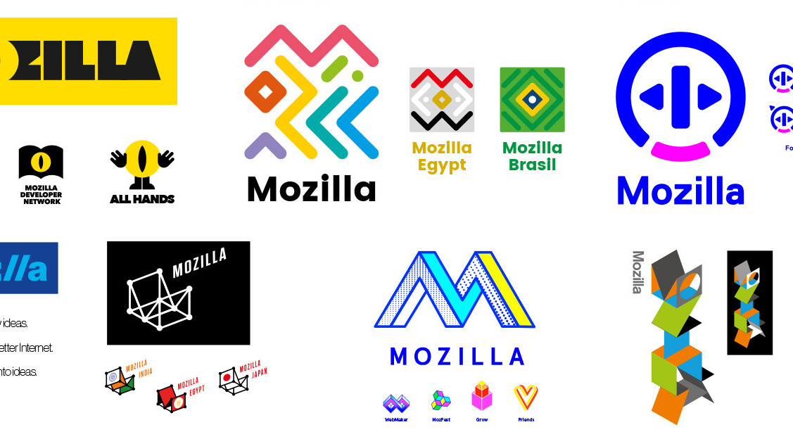 Mozilla open-sourced its logo redesign, and here are the finalists