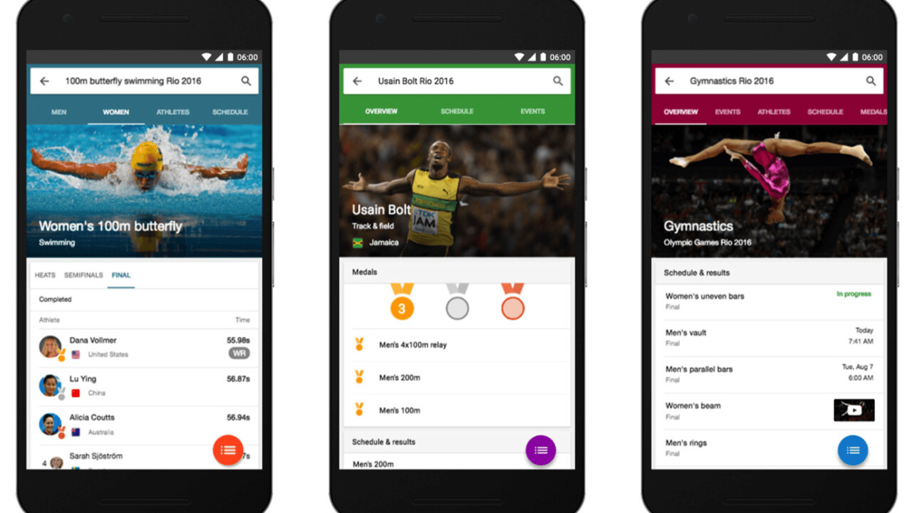 Google wants to be your guide to the 2016 Rio Olympic Games