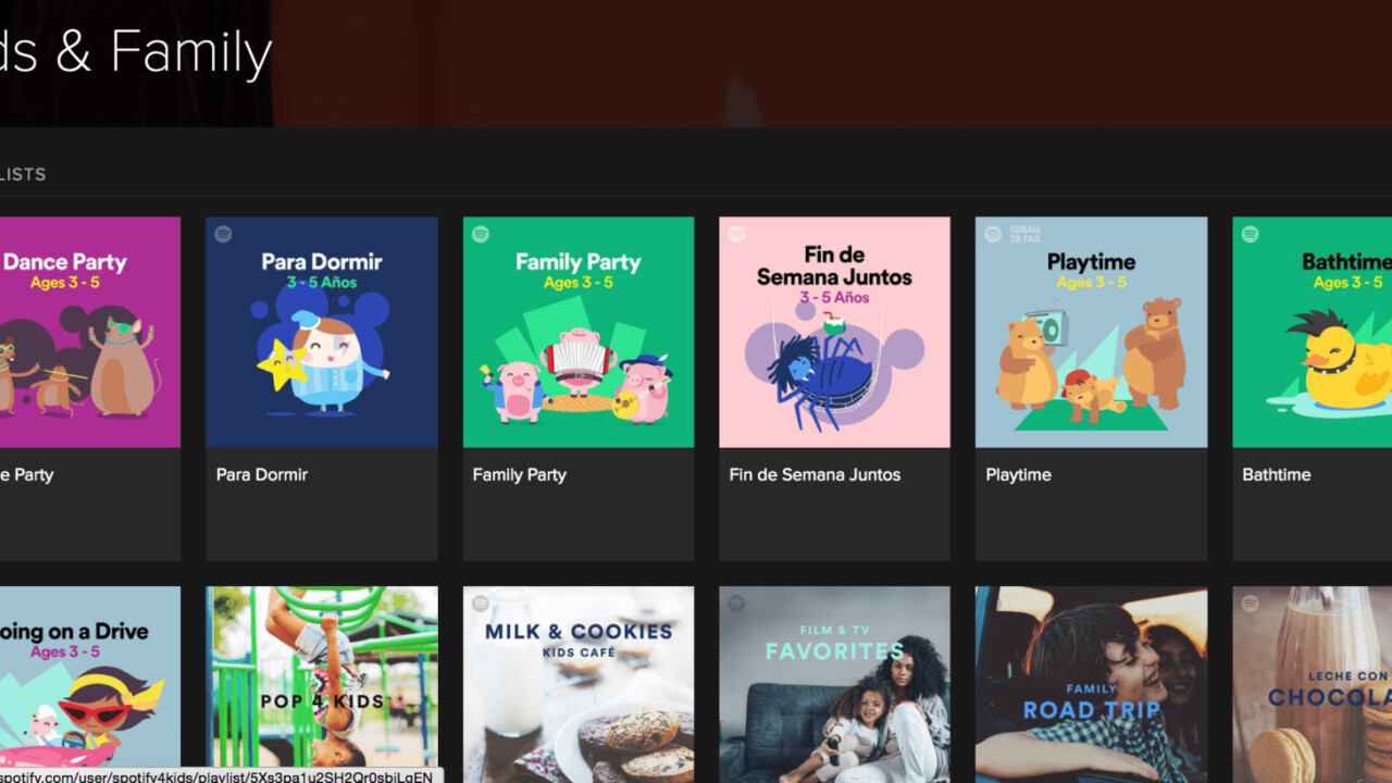 Spotify’s new Kids section uses music to encourage language development and parental bonding