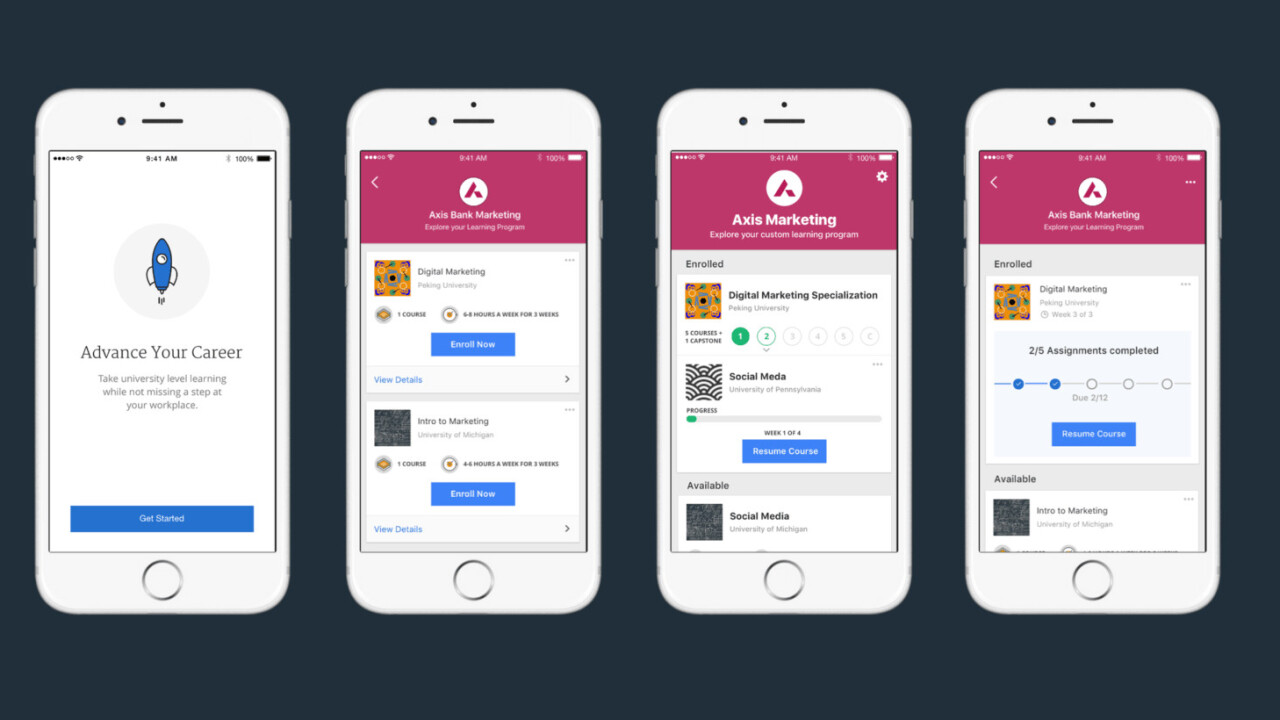 Companies can now ‘build their own university’ with Coursera for Business