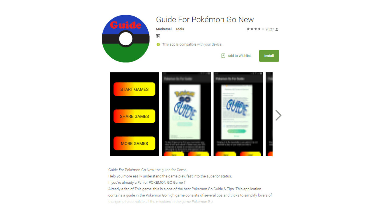Fake Pokémon Go apps are crammed full of malware