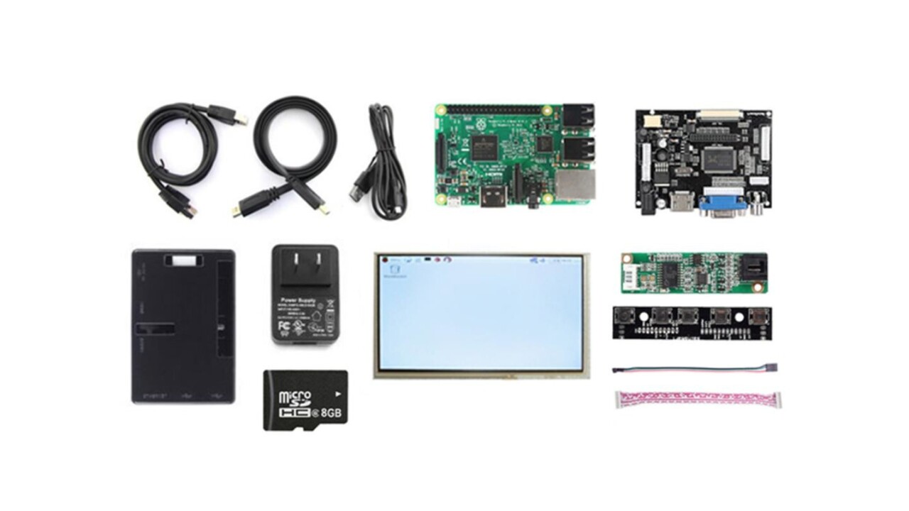 Dive into DIY tinkering with the Raspberry Pi 3 Complete LCD Display Kit