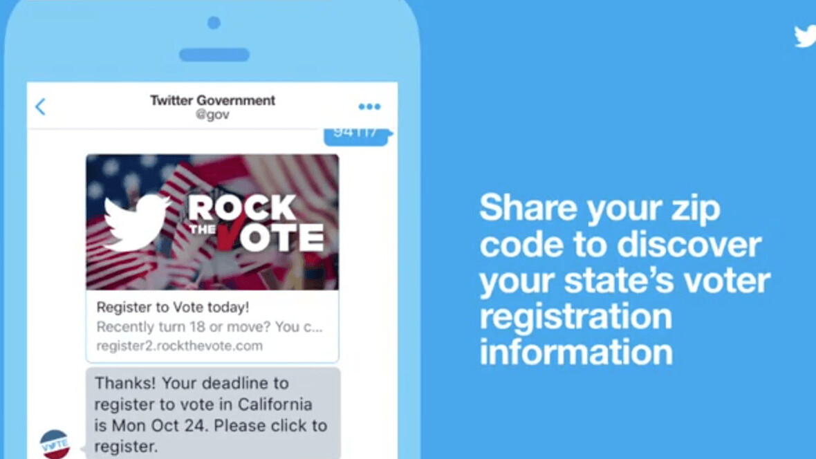Twitter’s new feature makes it dead simple to register to vote