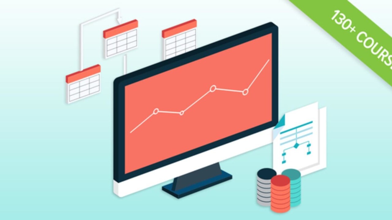 Become a Big Data pro with lifetime access to over 130 analytics courses, now just $39