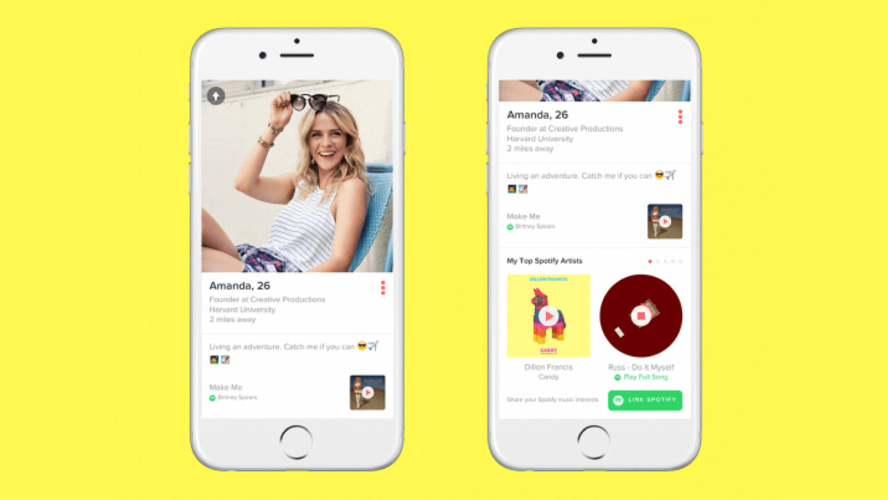 Tinder and Spotify want to spare you the shame of boning a country music fan
