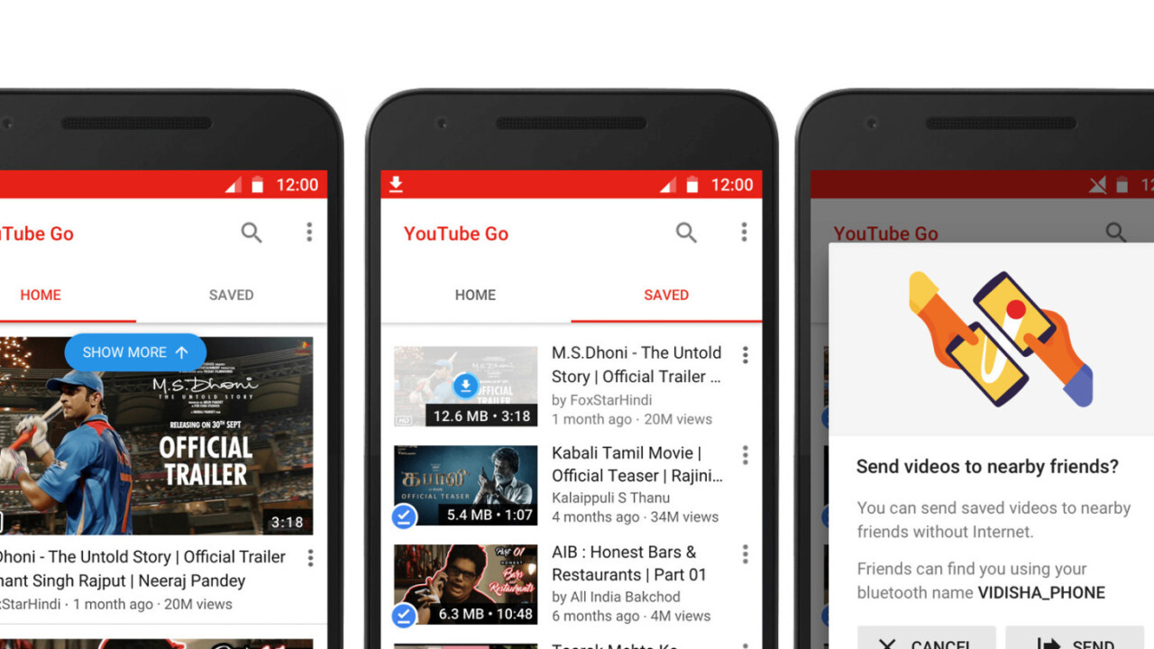 Google announces YouTube Go for video junkies on a data budget