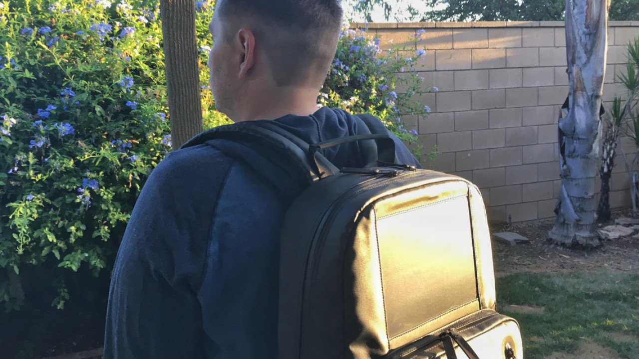 This solar-powered backpack could end your battery woes forever